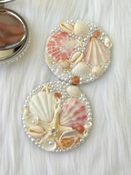 Seashell Foldable Compact Mirror - 3.15 inches