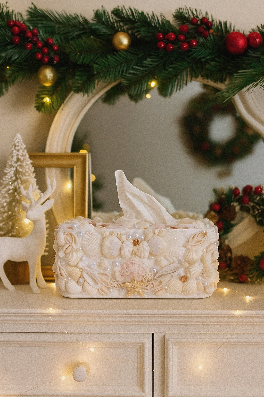 Seaside Noel Tissue Box -  Coming Soon!