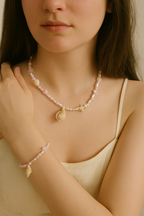 Ocean Beaded Dew Necklaces