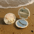 Mermaid Foldable Compact Mirror - 2.8 inches