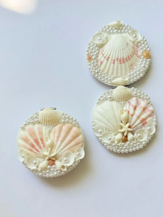 Mermaid Foldable Compact Mirror - 2.8 inches