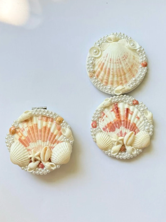 Mermaid Foldable Compact Mirror - 2.8 inches