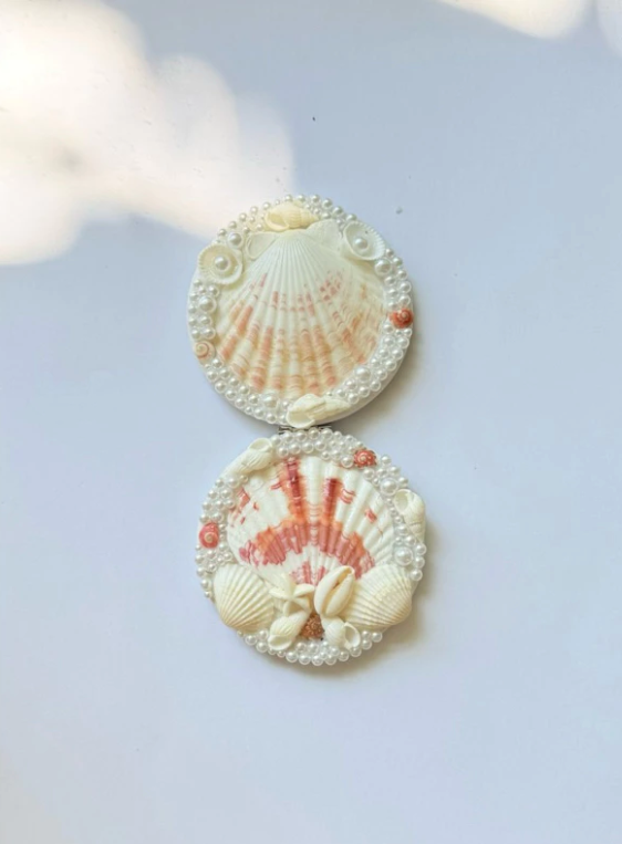 Mermaid Foldable Compact Mirror - 2.8 inches