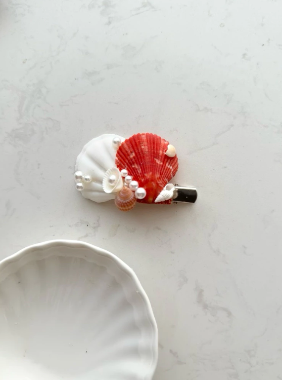 27 Seashell Hair Clips