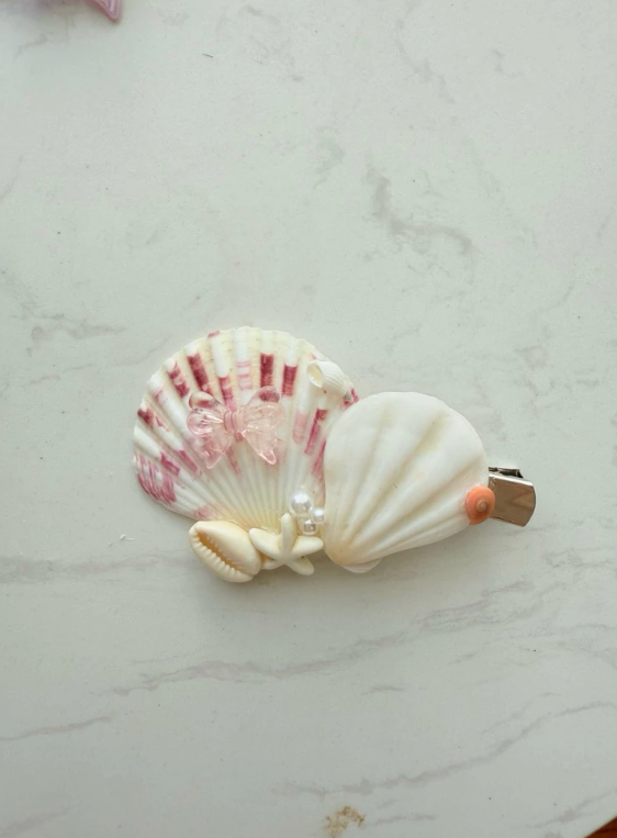 27 Seashell Hair Clips