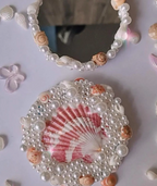 Seaside Pocket Compact Mirror